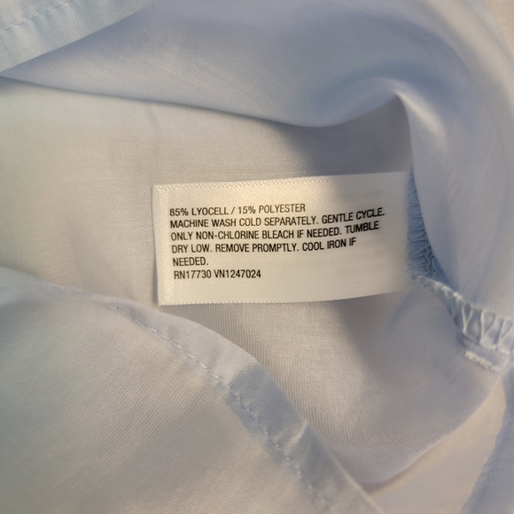 Future Collective Women's Transparent Light Blue Blouse - Picture 5 of 6